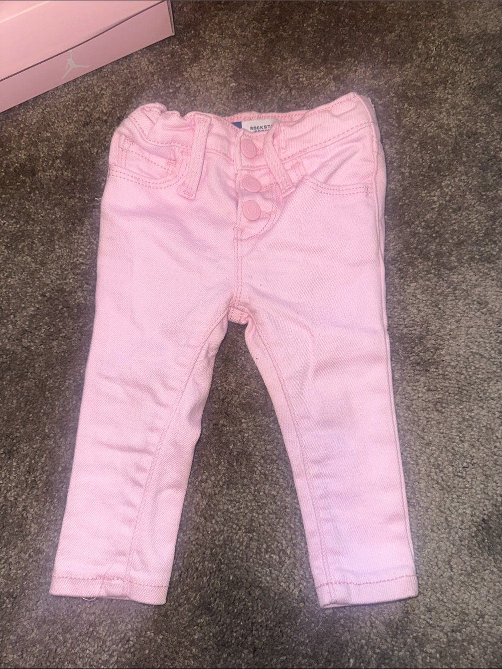 Old Navy Light Pink Stretch Denim Jeggings for Kids (rockstar jeans)